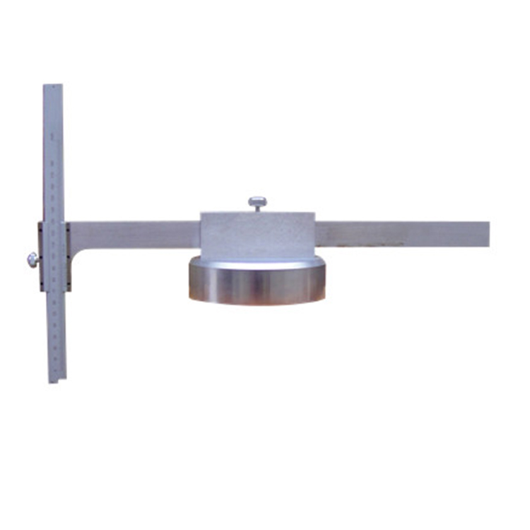 橫跨梁觸闆與(yu)心盤上平面高(gāo)度差測量尺